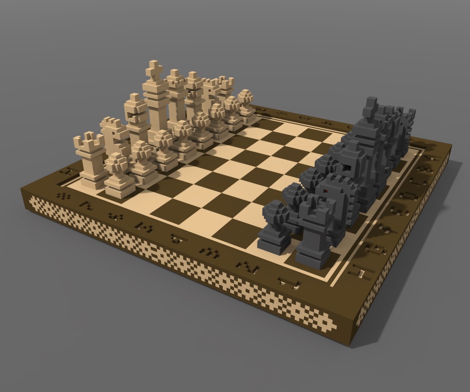 Chess Free 3D Model in Board Games 3DExport