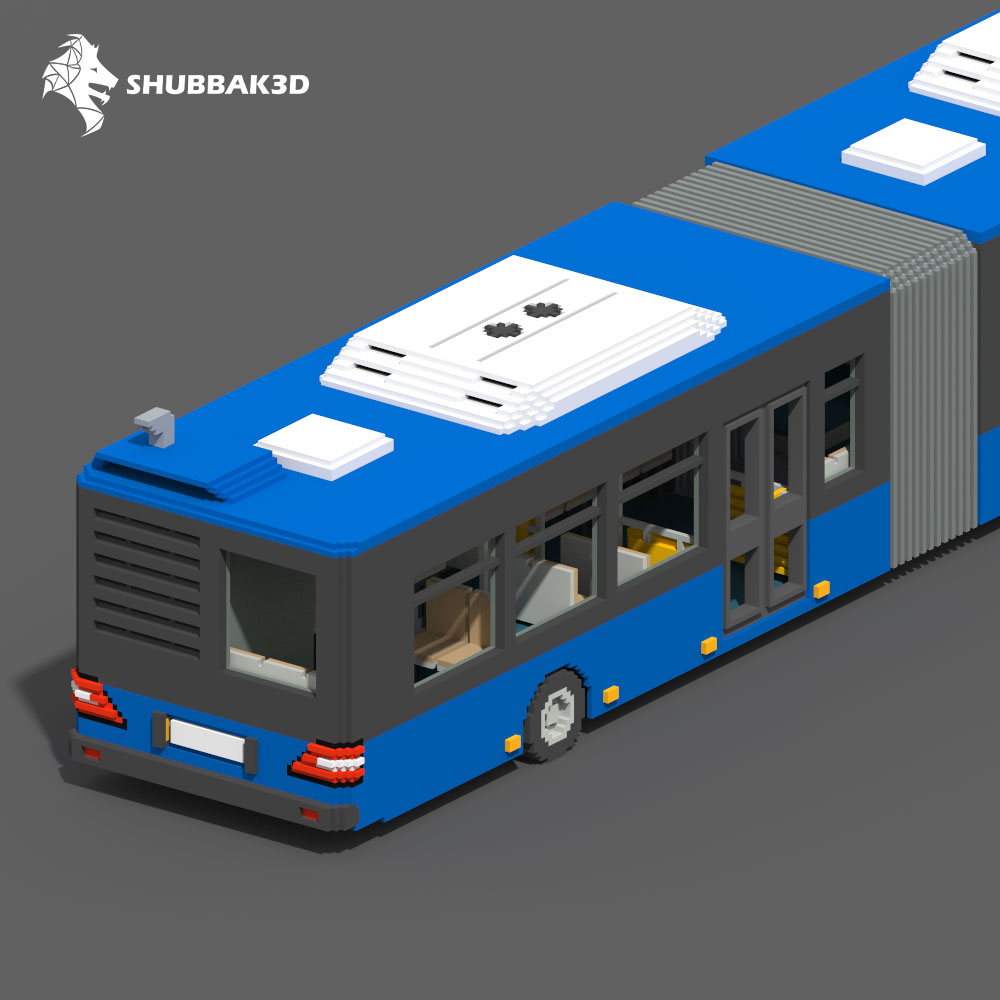 3ds max bus set lego